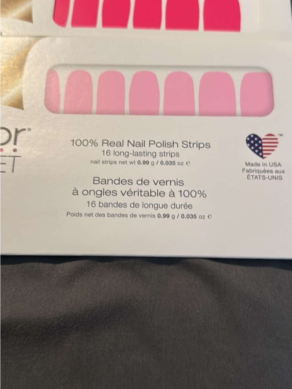 Color Street Pink Ombre Nail Polish Strips